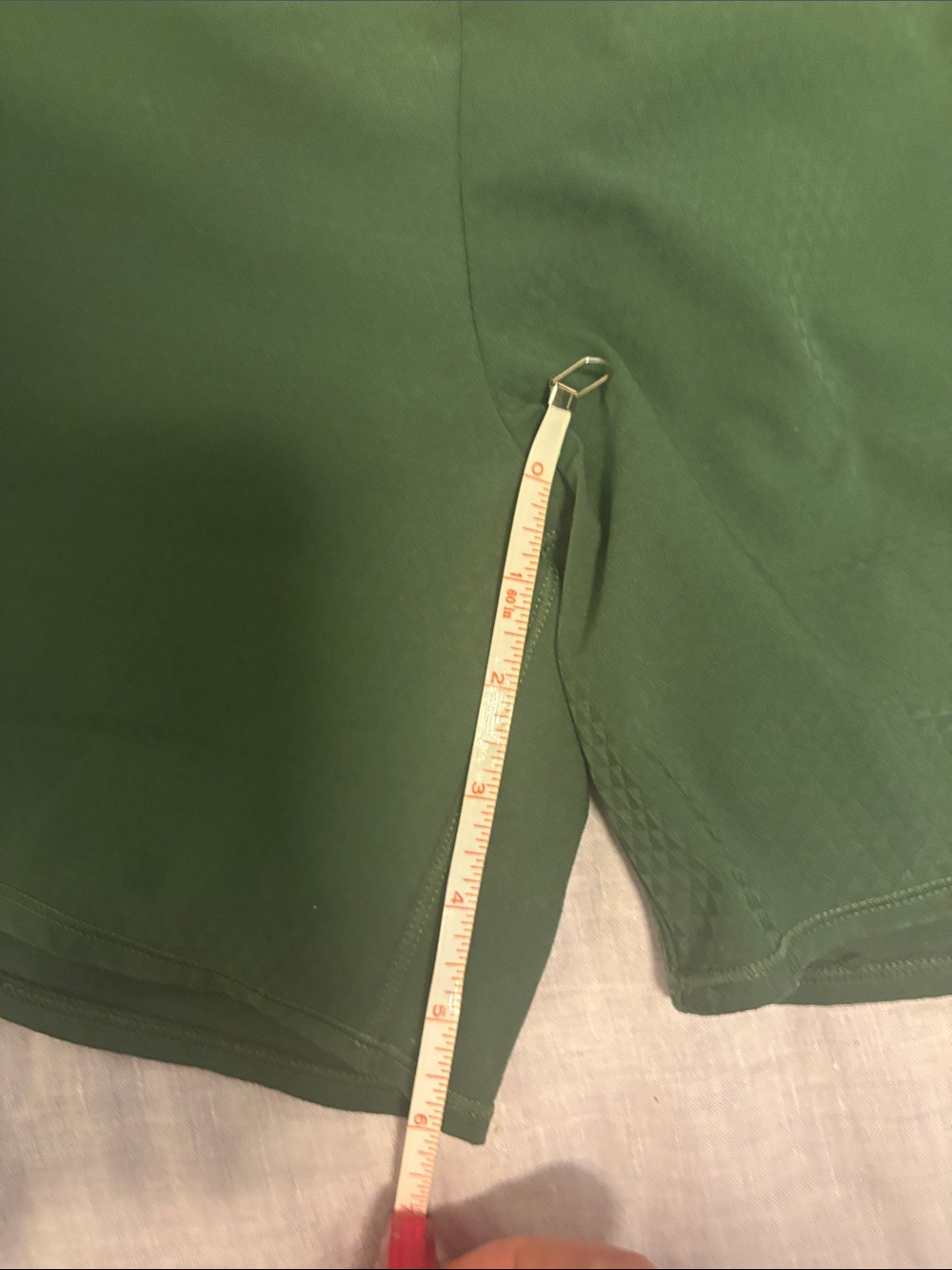 oiselle Forest Green Performance Running Shorts - Picture 5 of 6